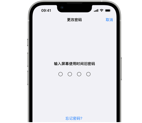 郁南iPhone屏幕维修分享iPhone屏幕使用时间密码忘记了怎么办 