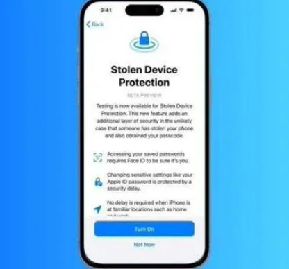 郁南苹果授权维修店分享被盗设备保护功能开启方法 