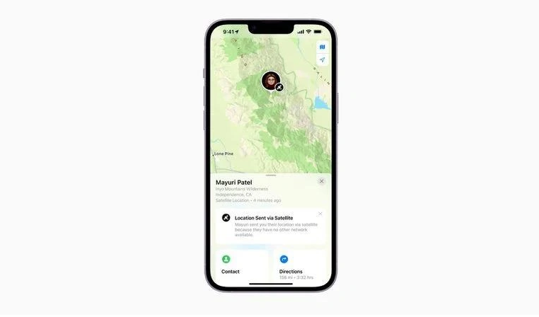 郁南苹果14维修分享iPhone14系列中 FindMy功能通过卫星分享位置方法教程 