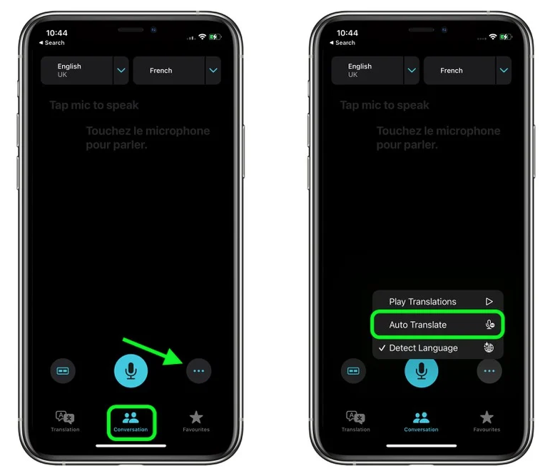 郁南苹果手机维修分享iOS 15 “翻译” App 新改进 