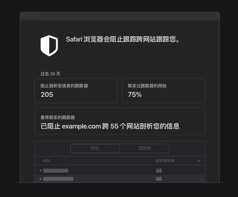 郁南苹果手机维修分享如何在 Safari 浏览器中查看和打开隐私报告 