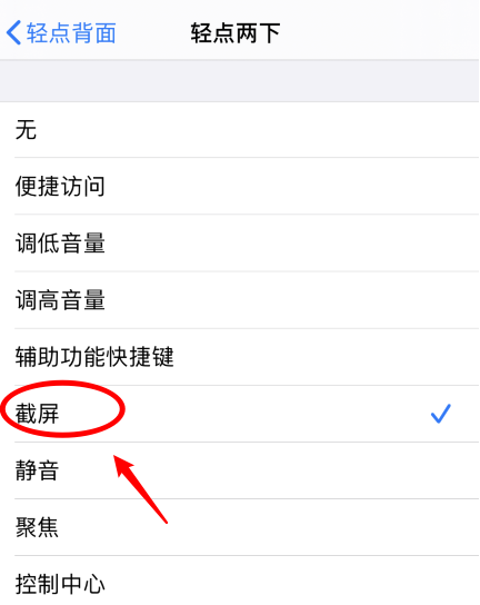 郁南苹果手机维修分享iPhone12如何启用双击截屏 